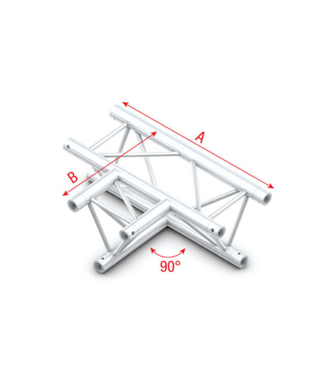 Milos Pro-30 Triangle P Truss - Cross 3-way horizontal - 71 cm