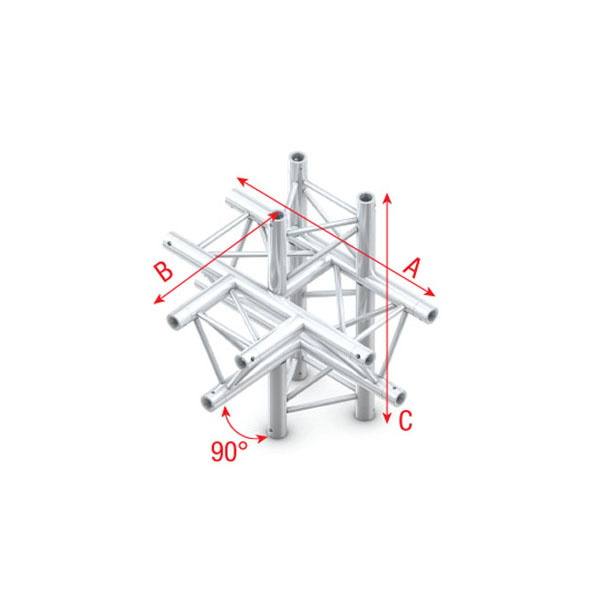 MILOS Milos Pro-30 Triangle P Truss - T-Cross + up/down 5-way - 71 cm