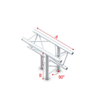MILOS Milos Pro-30 Triangle P Truss - T-Cross up/down 3-way - 71 cm