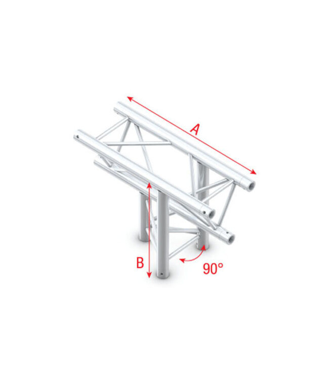 Milos Pro-30 Triangle P Truss - T-Cross up/down 3-way - 71 cm