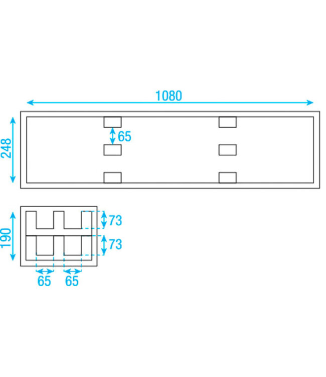Showgear Case for 4x LED Bar