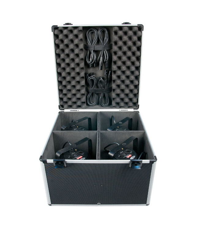 Showgear Case 4x LED Par 56