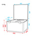 Showgear Case 4x LED Par 56