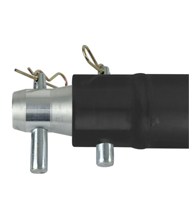 Milos Single F Tube 50mm, 300 cm zwart