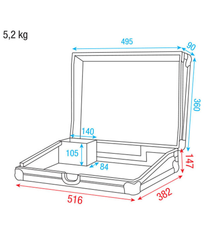 Showtec Case for Showmaster24  & SC-24