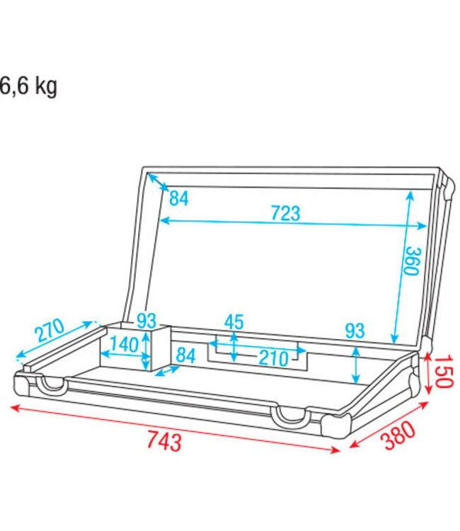 Showtec Case for Showmaster48