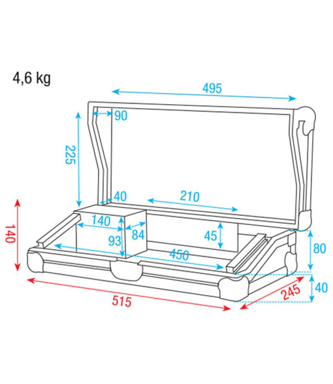 Showtec Case for Scanmaster series