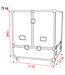 Showgear Roadcase for 100cm Mirrorball