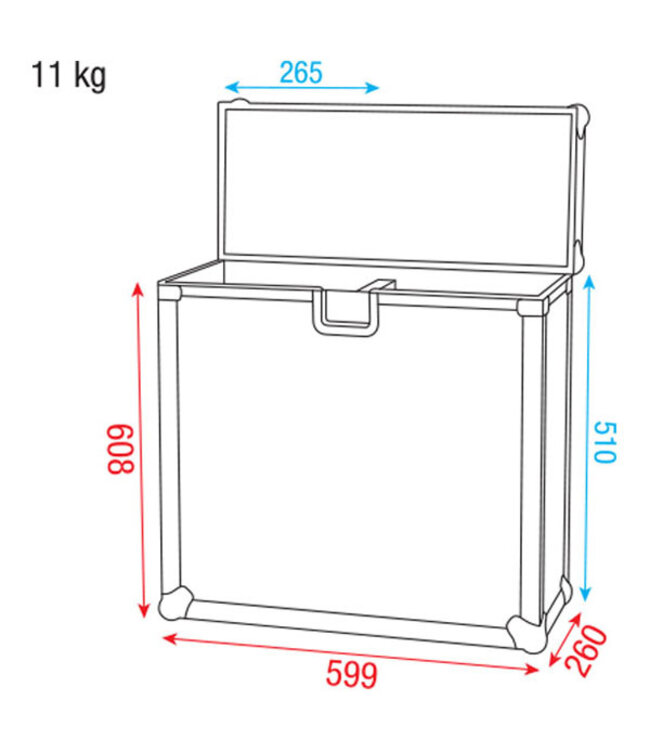 Showgear Case for 2x Scanner