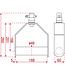 Showtec Single Downrigger Zwart (GT/GQ)