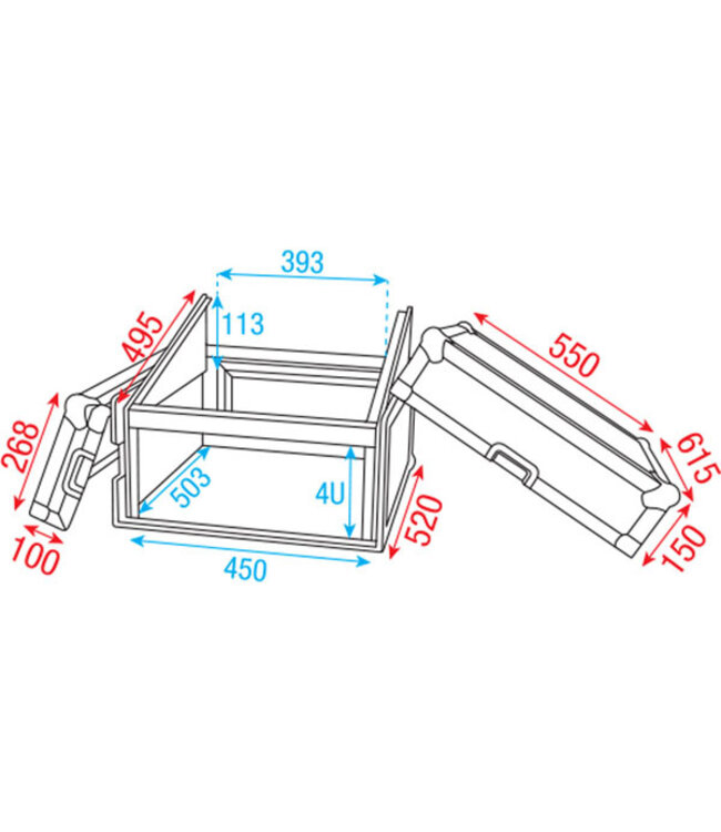 Showgear Combi Case 4+10U