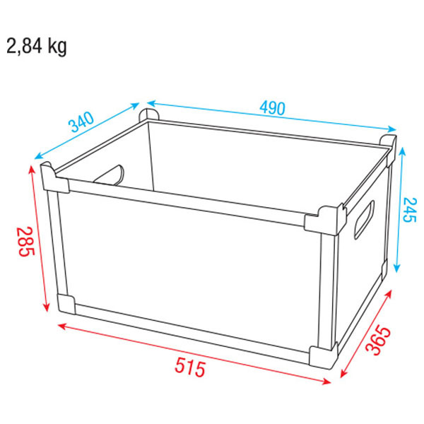 Showgear Stack case Value Line H3 - Dutch DJ Equipment