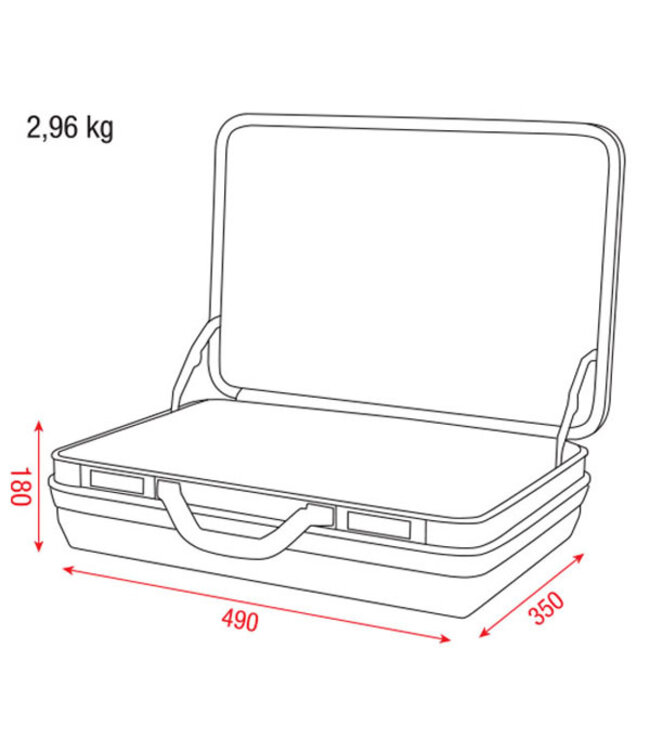 Showgear ABS Universal foam case