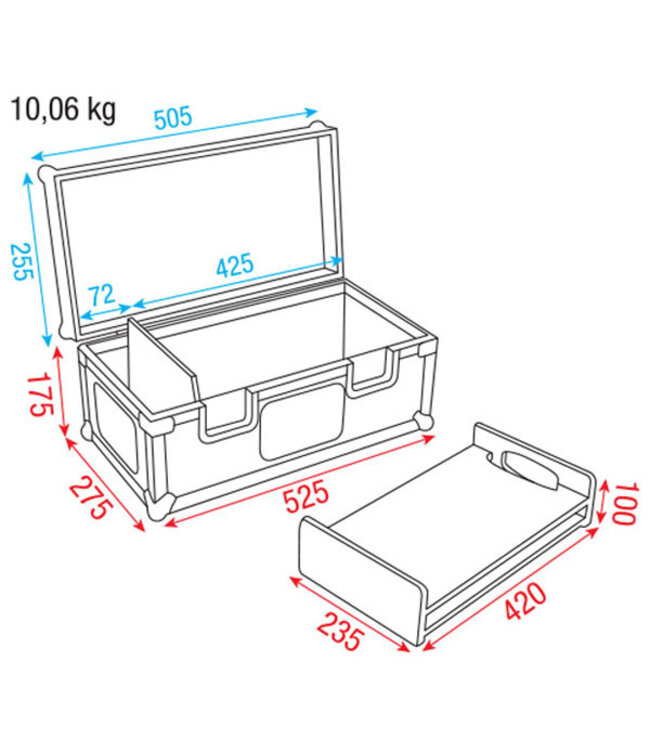 Showgear Conical Adapter Case