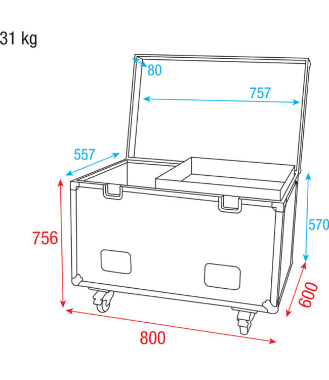 Showgear Multiflex Case 80