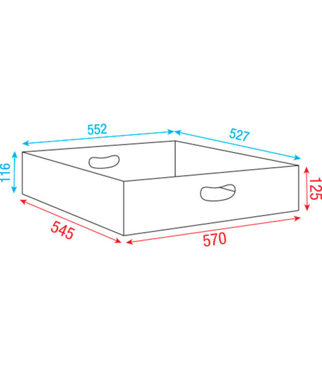 Showgear Top insert for Multiflex Case 80/120