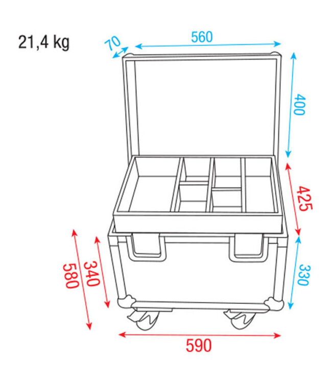 Showgear Rigging Case with Insert