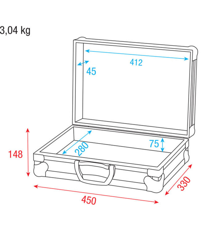 Showgear Universal Foam Case 1