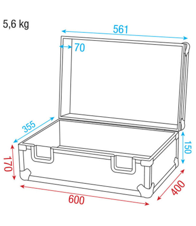 Showgear Universal Foam Case 2