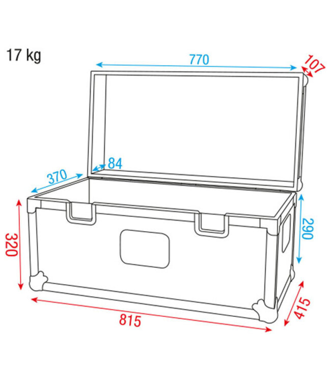 Showgear Universal Foam Case 3