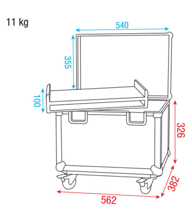Showgear Conical Adapter Case II