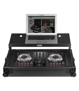 UDG Ultimate Flightcase multi format XL black mk3 plus (laptop shelf )