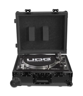 UDG Ultimate Flight Case Multi Turntable Blk MK2 Plus (Trolley&Wheels)