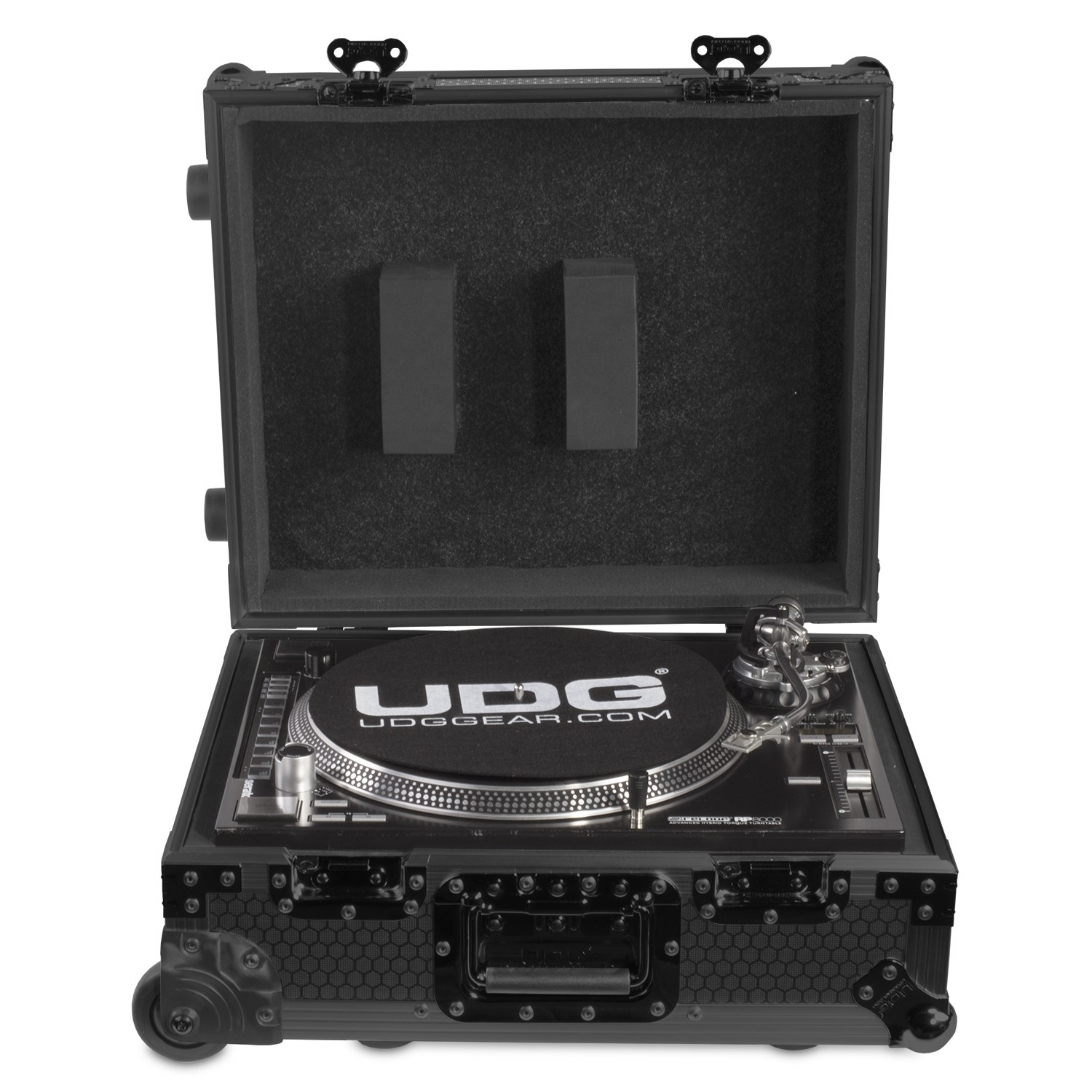 UDG Ultimate Flight Case Multi Turntable Blk MK2 Plus (Trolley&Wheels)