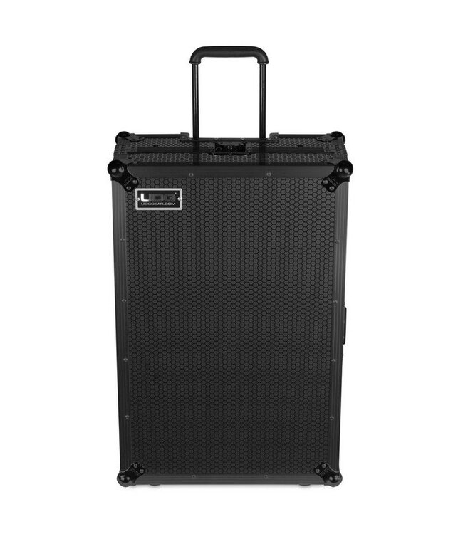 UDG Ultimate Flight Case Multi Format XXL Blk Plus (Laptop Shelf,Trolley&Wheels)