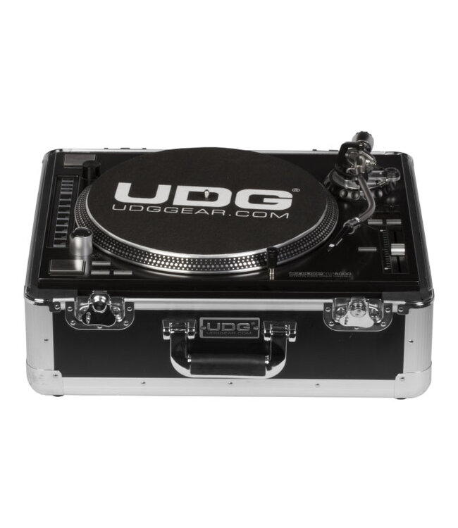 UDG Ultimate Pick Foam Flight Case Multi Format  Turntable Silver
