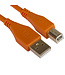 UDG Ultimate Audio Cable USB 2.0 A-B Orange Straight 1m