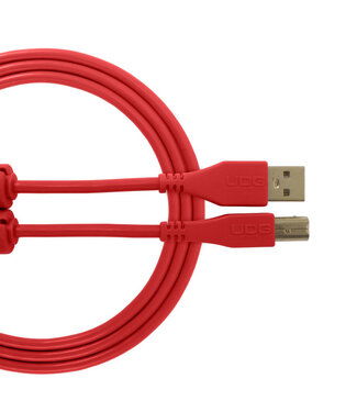 UDG UDG Ultimate Audio Cable USB 2.0 A-B Red Straight 1m