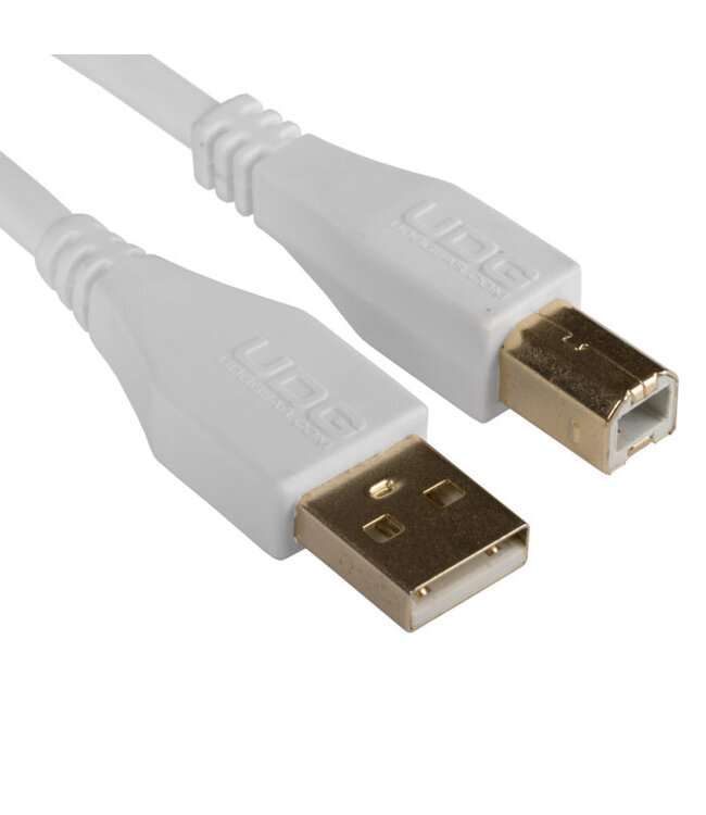 UDG Ultimate Audio Cable USB 2.0 A-B White Straight  1m