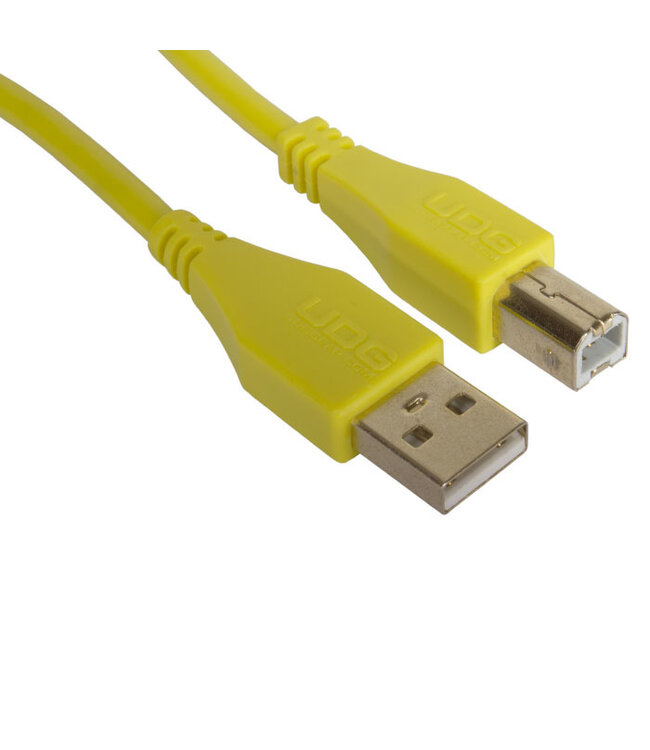 UDG Ultimate Audio Cable USB 2.0 A-B Yellow Straight 1m
