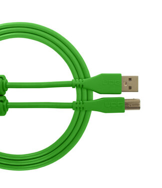 UDG UDG Ultimate Audio Cable USB 2.0 A-B Green Straight 2m