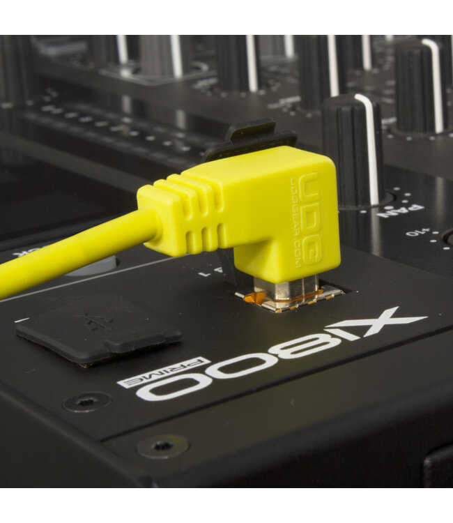 UDG Ultimate Audio Cable USB 2.0 A-B Yellow Angled 1m