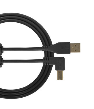 UDG UDG Ultimate Audio Cable USB 2.0 A-B black Angled 2m