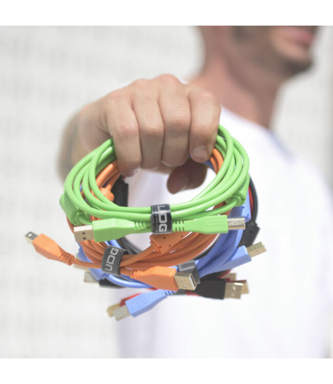 UDG Ultimate Audio Cable USB 2.0 A-B Green Angled 2m