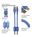 UDG UDG Ultimate Audio Cable USB 2.0 A-B Blue Angled 2m