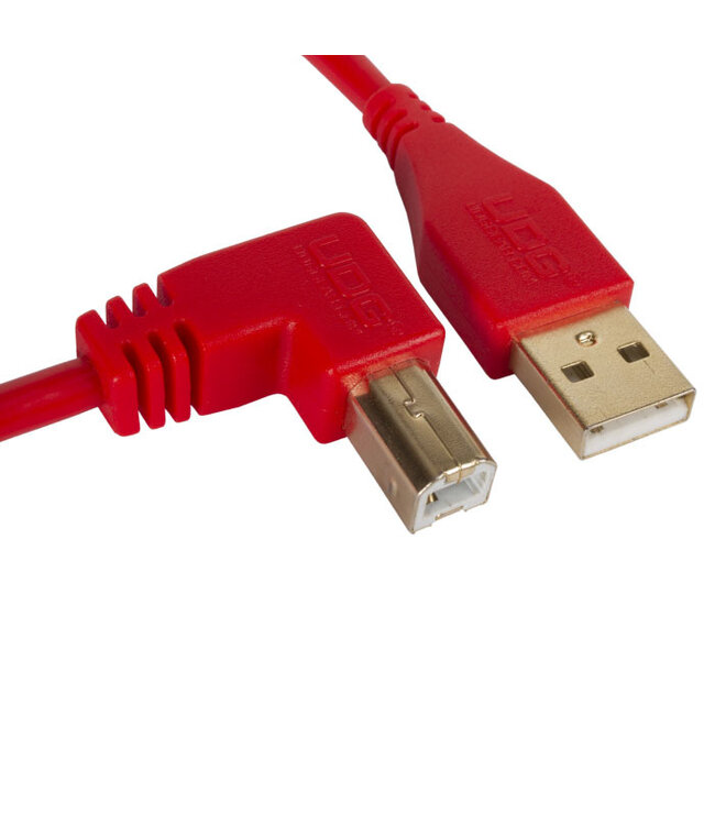 UDG Ultimate Audio Cable USB 2.0 A-B Red Angled 2m
