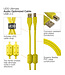 UDG UDG Ultimate Audio Cable USB 2.0 A-B Yellow Angled 2m