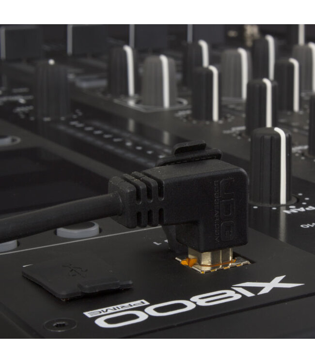 UDG Ultimate Audio Cable USB 2.0 A-B black Angled 3m