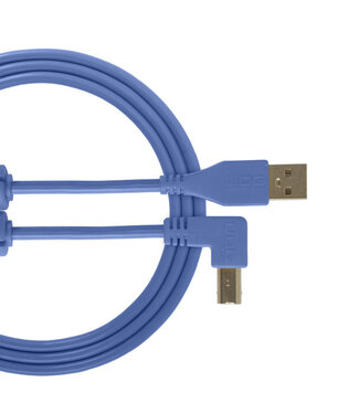 UDG UDG Ultimate Audio Cable USB 2.0 A-B Blue Angled 3m