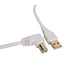 UDG UDG Ultimate Audio Cable USB 2.0 A-B White Angled 3m