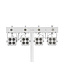 EUROLITE LED KLS-180 Compact Light Set wh