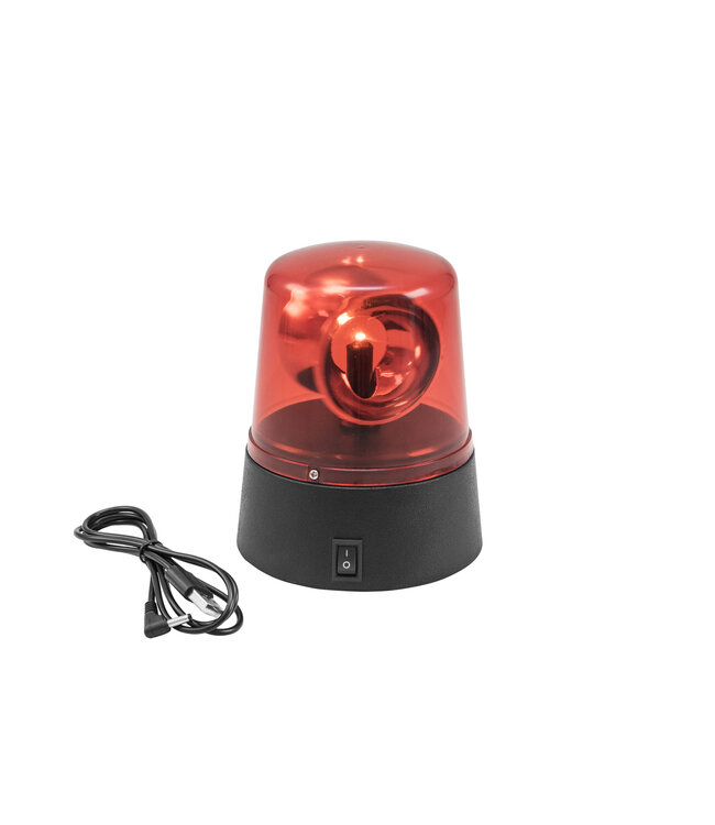 EUROLITE LED Mini poltie licht rood USB/Batterij
