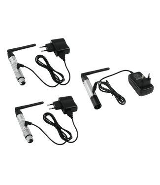 Eurolite EUROLITE Set QuickDMX 1x transmitter + 2x receiver