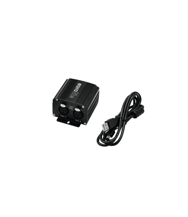 EUROLITE USB Interface 2x512 DMX/Artnet incl. 64x DMX512 Control Software