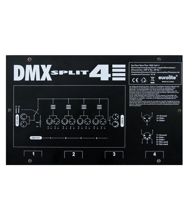 EUROLITE DMX Split 4 Splitter