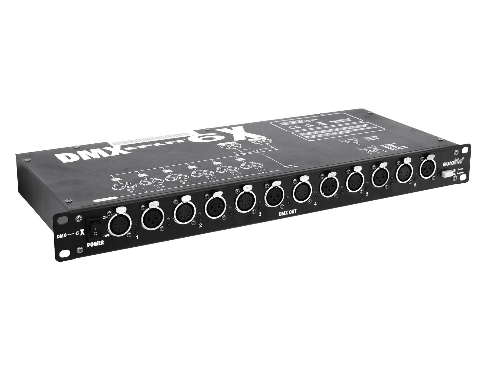 Eurolite EUROLITE Split 6X DMX Splitter